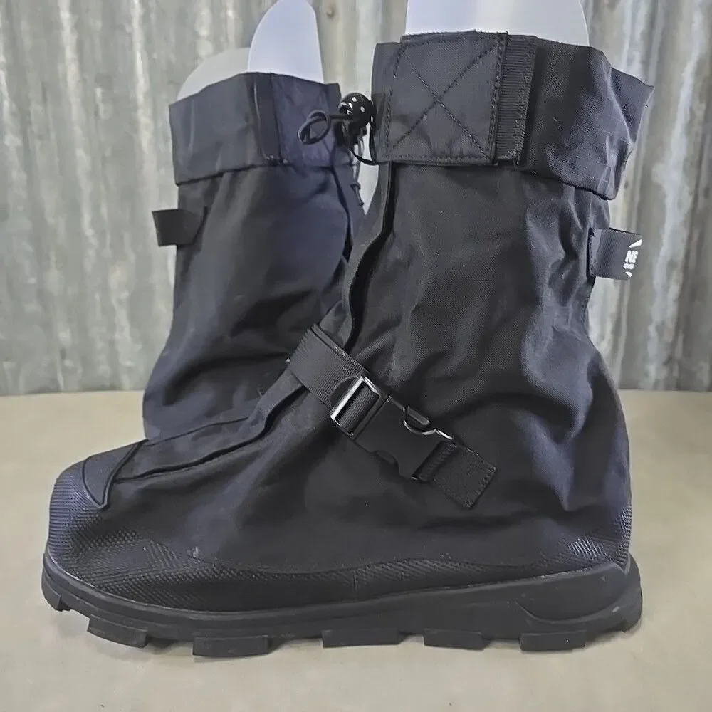 Neos Voyager Glacier Trek Cleats Overshoes Black Waterproof Sz XXL (US13.5-15)